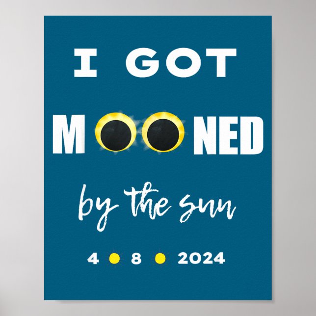 Póster Me Lunaron Eclipse Solar Del Sol (Frente)