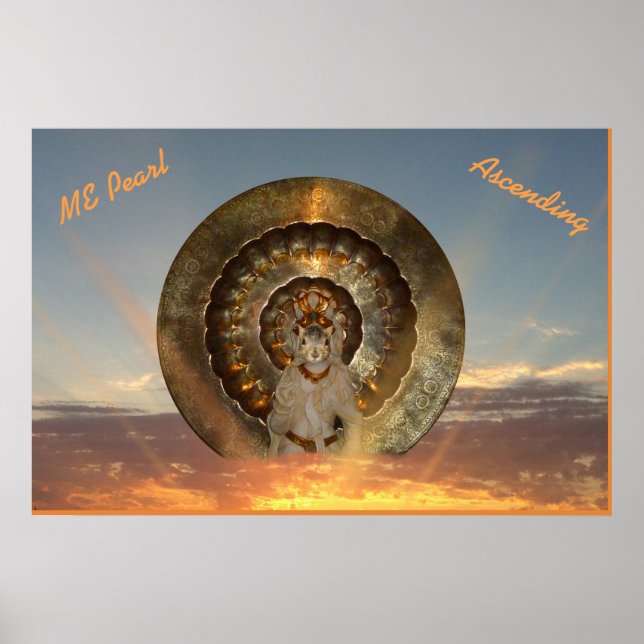 Póster 'ME Pearl, ardilla sagrada, ascendiente' Poster (Frente)