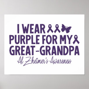 Póster Me pongo morado por mi bisabuelo Conciencia sobre 