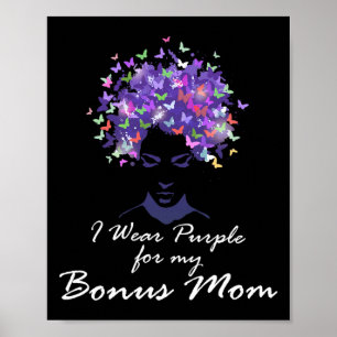 Póster Me pongo morado por mi bono mamá apoyo Heimerheime