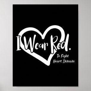 Póster Me Pongo Rojo Para Luchar Contra La Enfermedad Car