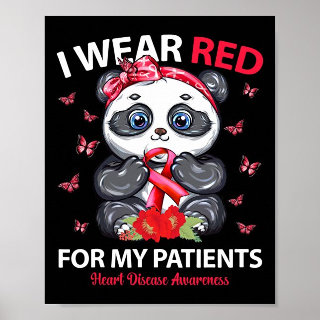 Póster Me Pongo Rojo Para Que Mis Pacientes Tengan Concie (Frente)