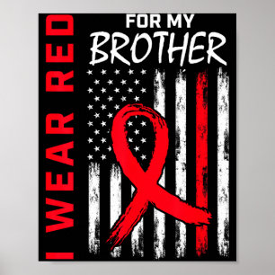 Póster Me Pongo Rojo Por Mi Hermano Conciencia De La Enfe