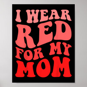 Póster Me Pongo Rojo Por Mi Madre, Ayuda Para Concientiza