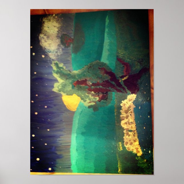 Póster "Me sentía solo como una nube" (Frente)