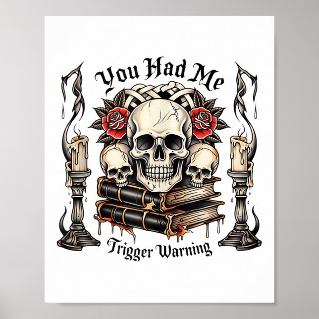 Póster Me Tenías En La Advertencia De Desencadenar, El Cl (Frente)