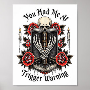 Póster Me Tenías En La Advertencia De Desencadenar, El Cl