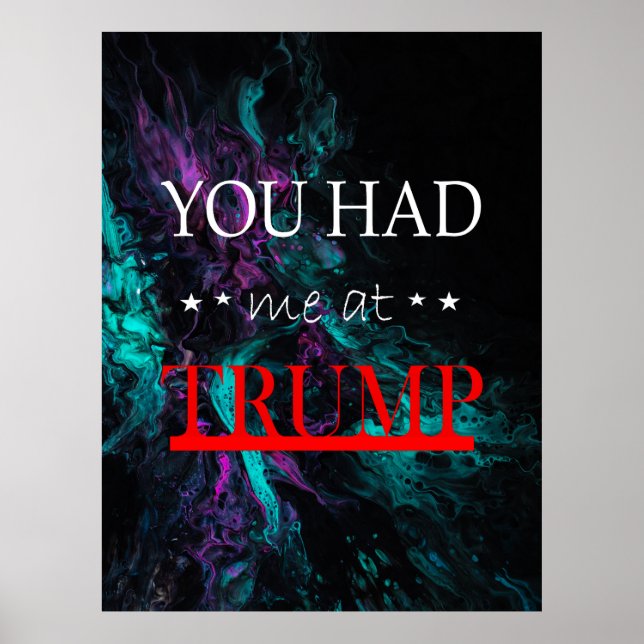Póster Me tenías en Trump (Frente)
