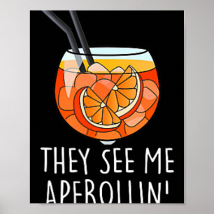 Póster Me Ven Aperollin' X Nueva Edición Holy Aperoli Clu