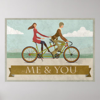Póster Me & You Bike
