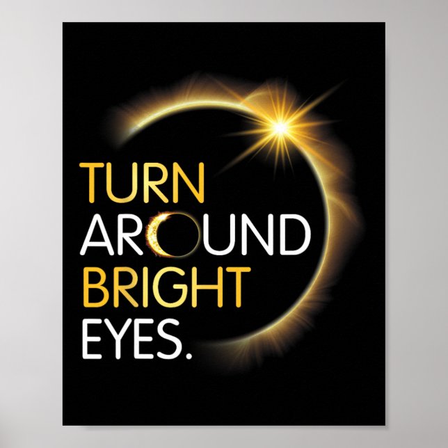 Póster Me You Totality Solar Eclipse Gira Bright E (Frente)