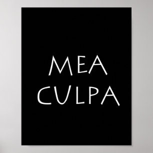 Póster Mea culpa