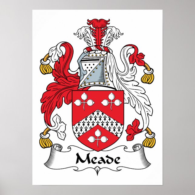 Póster Meade Family Crest (Frente)