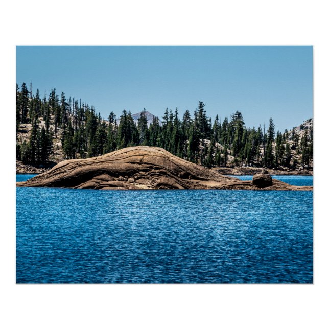 Póster Meadow Lake Rock Island Glossy (Anverso)