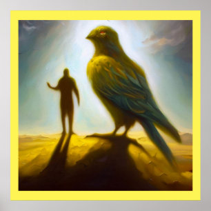 Póster Meadowlark de animales espirituales 1