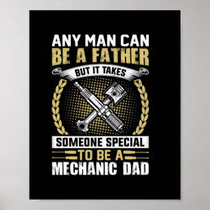 Póster Mechanic Be A Mechanic Dad