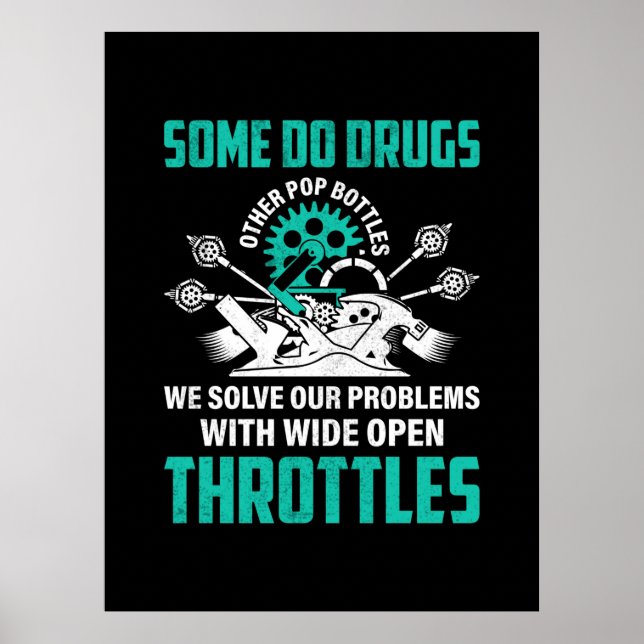 Póster Mechanic We Solve Our Problems (Frente)