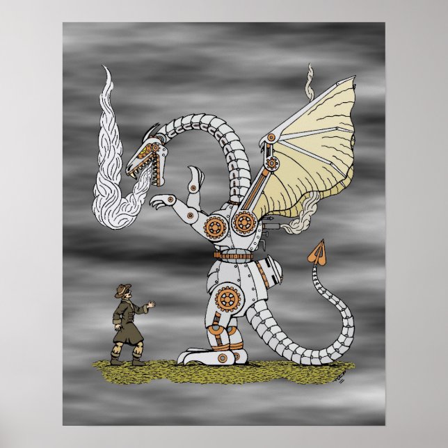 Póster Mechanical Dragon (Frente)
