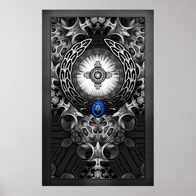 Póster MechTron One Abstract Art (Frente)