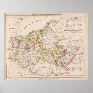 Póster Mecklemburgo - Alemania
