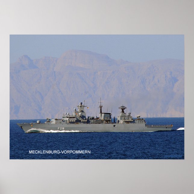 Póster Mecklenburg-Vorpommern F 218 (Frente)