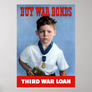 Póster Medalla De Honor Child — Comprar Bonos De Guerra