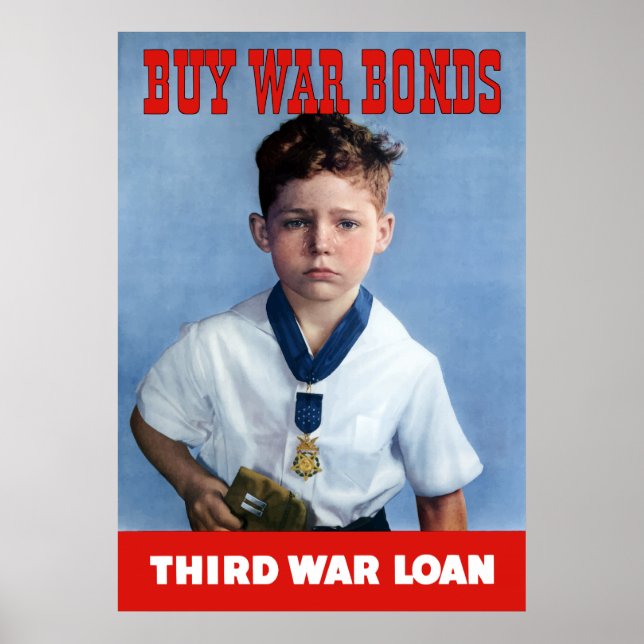 Póster Medalla De Honor Child — Comprar Bonos De Guerra (Frente)