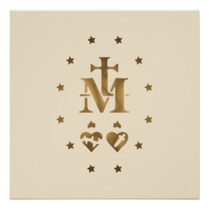 Póster Medalla milagrosa, Medalla de Nuestra Señora de la