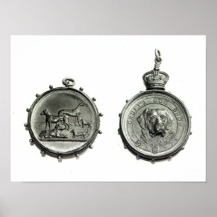 Póster Medallas de la exposición canina de Cruft, c.1910