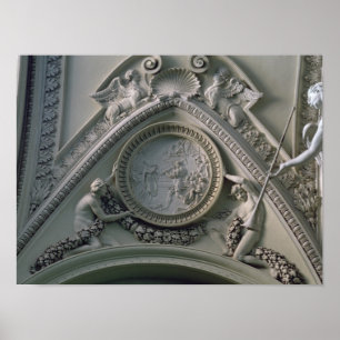 Póster Medallón que representa al emperador Constantine