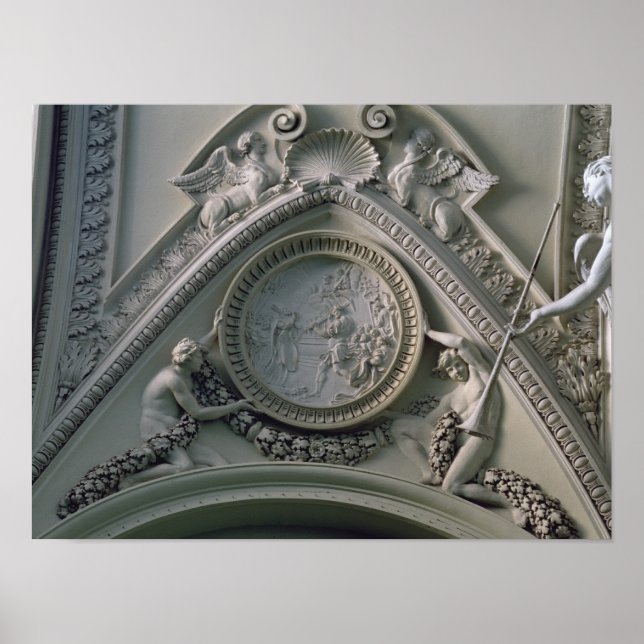Póster Medallón que representa al emperador Constantine (Frente)