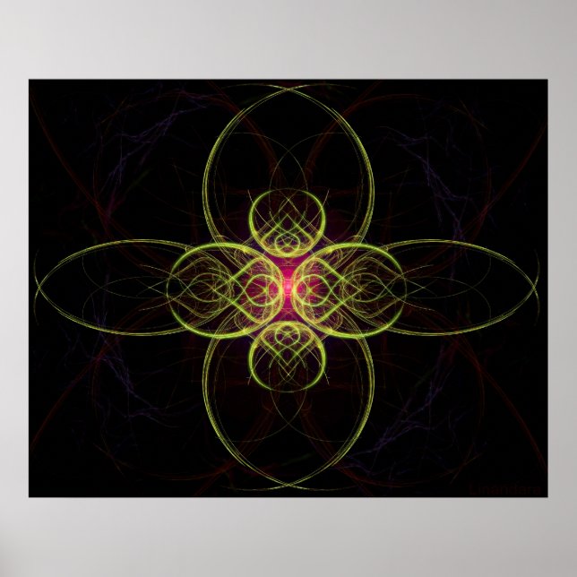 Póster Medallón Rojo De Alexandra Cook aka Linandara (Frente)