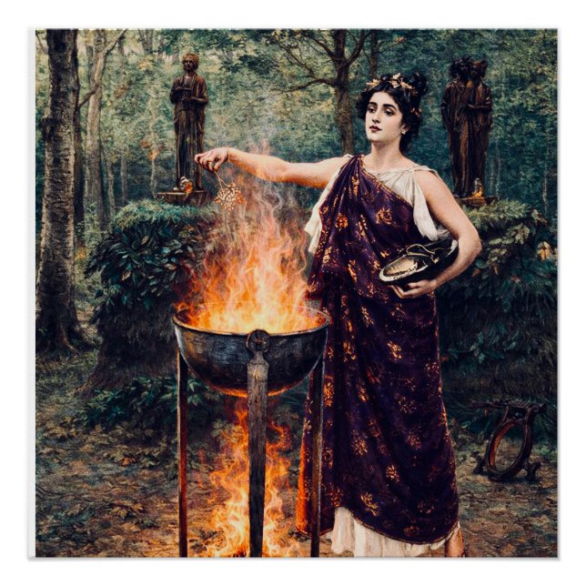 Póster Medea preparando su poción –  (Anverso)