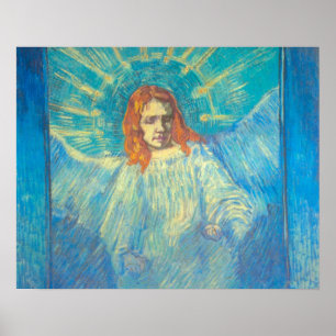 Póster Media figura de un ángel por Vincent van Gogh