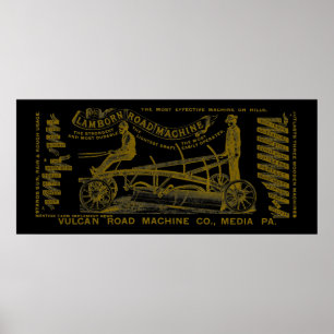 PÓSTER MEDIA PENNSYLVANIA MÁQUINA DE FUNCIONAMIENTO DEL I