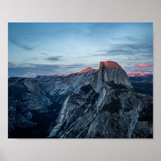 Póster Media residencia en Sunset - Fotografía yosemite (Frente)