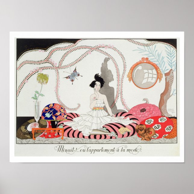 Póster ¡Medianoche! o The Fashionable Apartment, 1920 (po (Frente)
