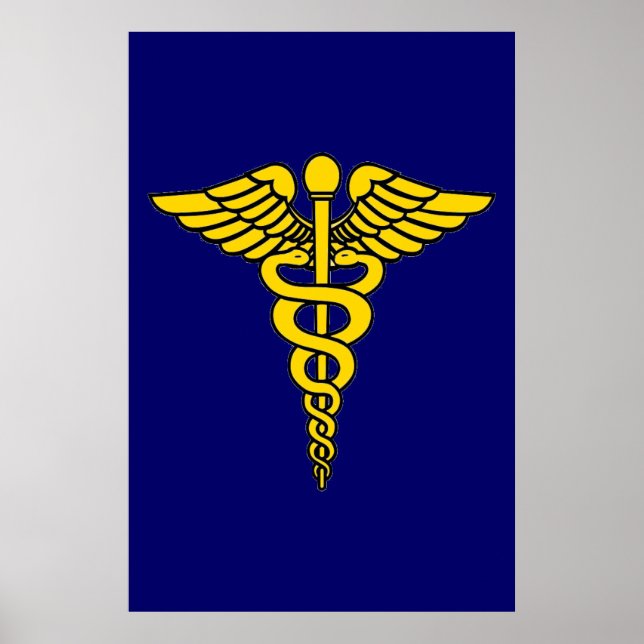 Póster Médica Caduceus (Frente)