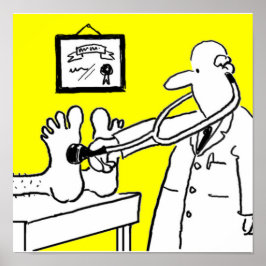 Póster Médica con Stethoscope