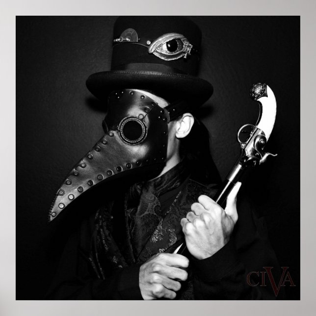 Póster Médica de plaga (Frente)