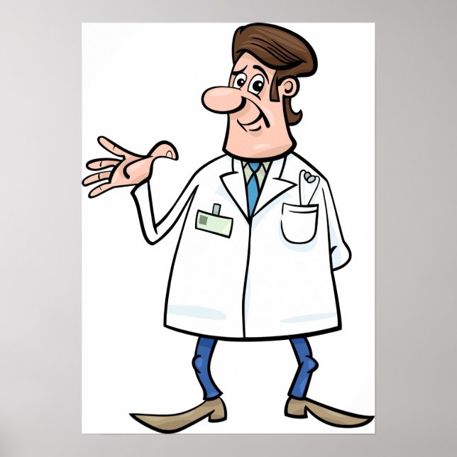 Póster Médica médico (Frente)