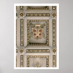 Póster Medici coat of arms, from the soffit of the church