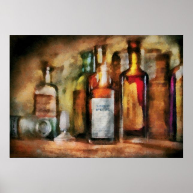 Póster Medicina - Jarabe de Ipecacuana (Frente)