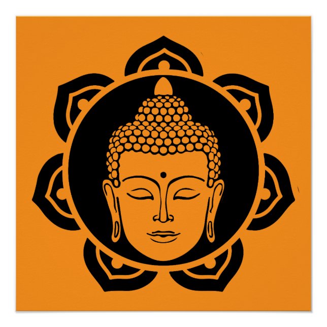 Póster Medición de la cabeza de Buda (Anverso)