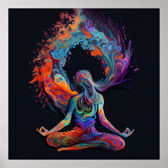 Póster Medición del yoga (Frente)