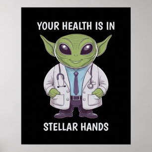 Póster Médico Alien