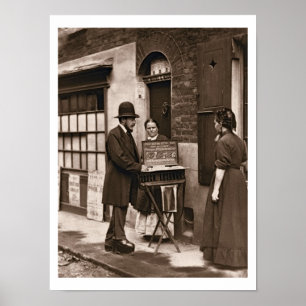 Póster Médico de la calle, 1876-77 (woodburytype)