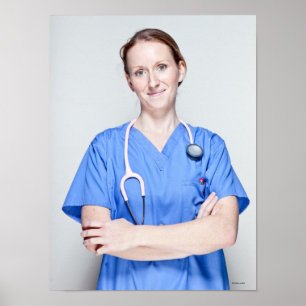 Póster Médico de sexo femenino 2