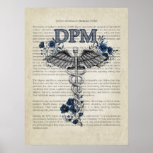 MÉDICO del DPM Caduceus de Medicina de Podiatría