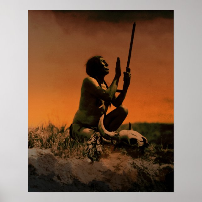 Póster Médico ~ después de Edward S. Curtis (Frente)